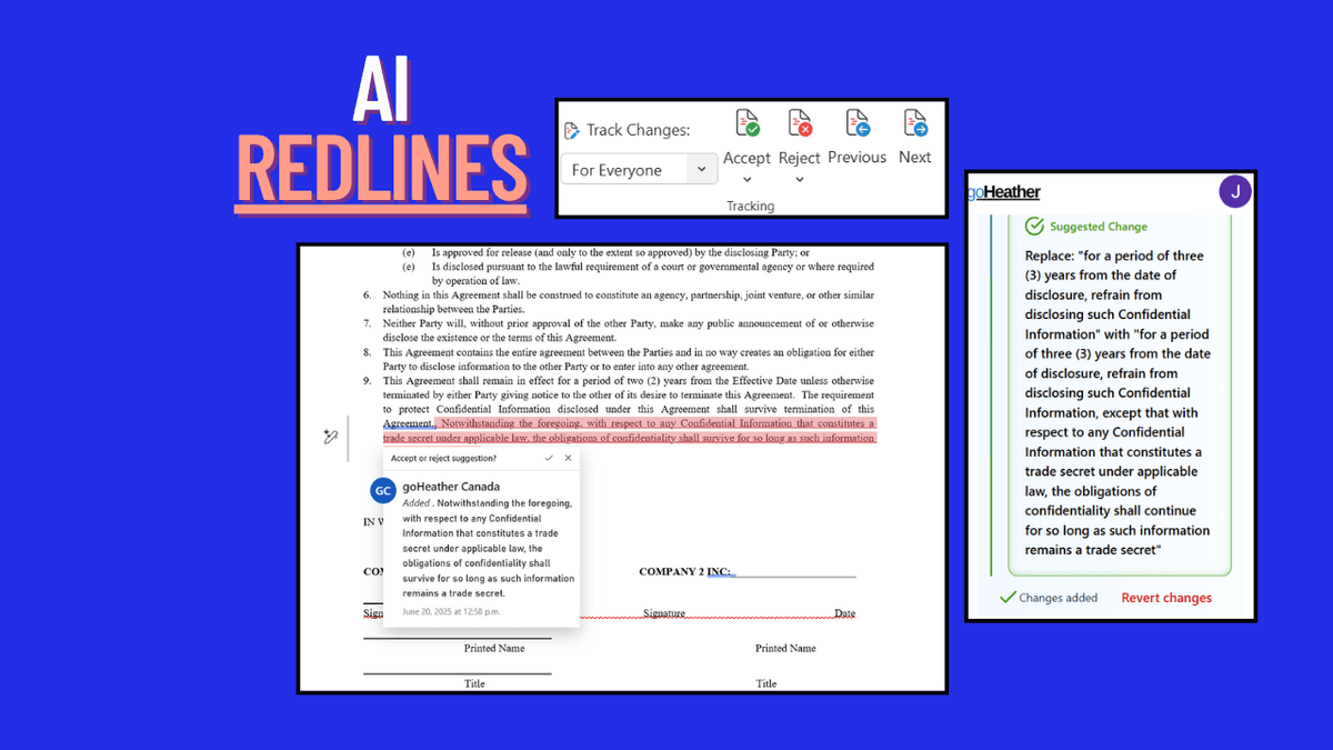 AI contract review in Microsoft Word