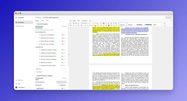 Who goHeather's AI Contract Review Platform Is For