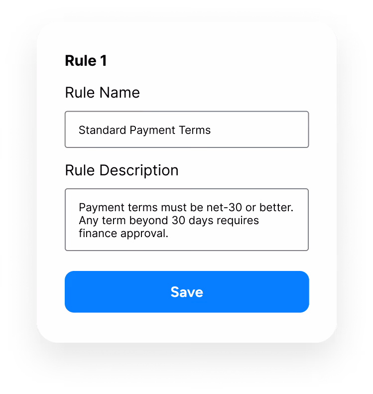 DIY playbook creation for custom contract reviews